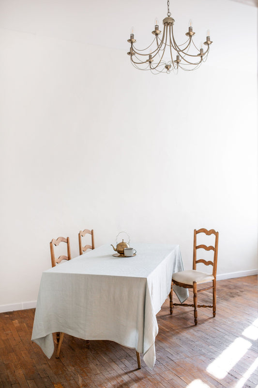 Linen tablecloth in Sage Green by AmourLinen