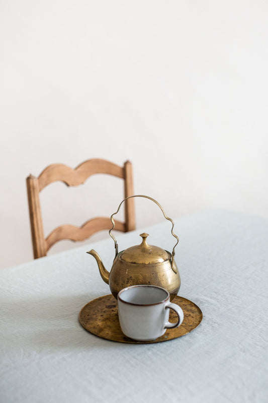 Linen tablecloth in Sage Green by AmourLinen