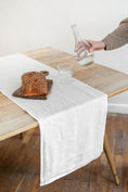 Load image into Gallery viewer, Linen table runner in White by AmourLinen
