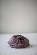 Load image into Gallery viewer, Linen fitted sheet in Dusty Lavender by AmourLinen
