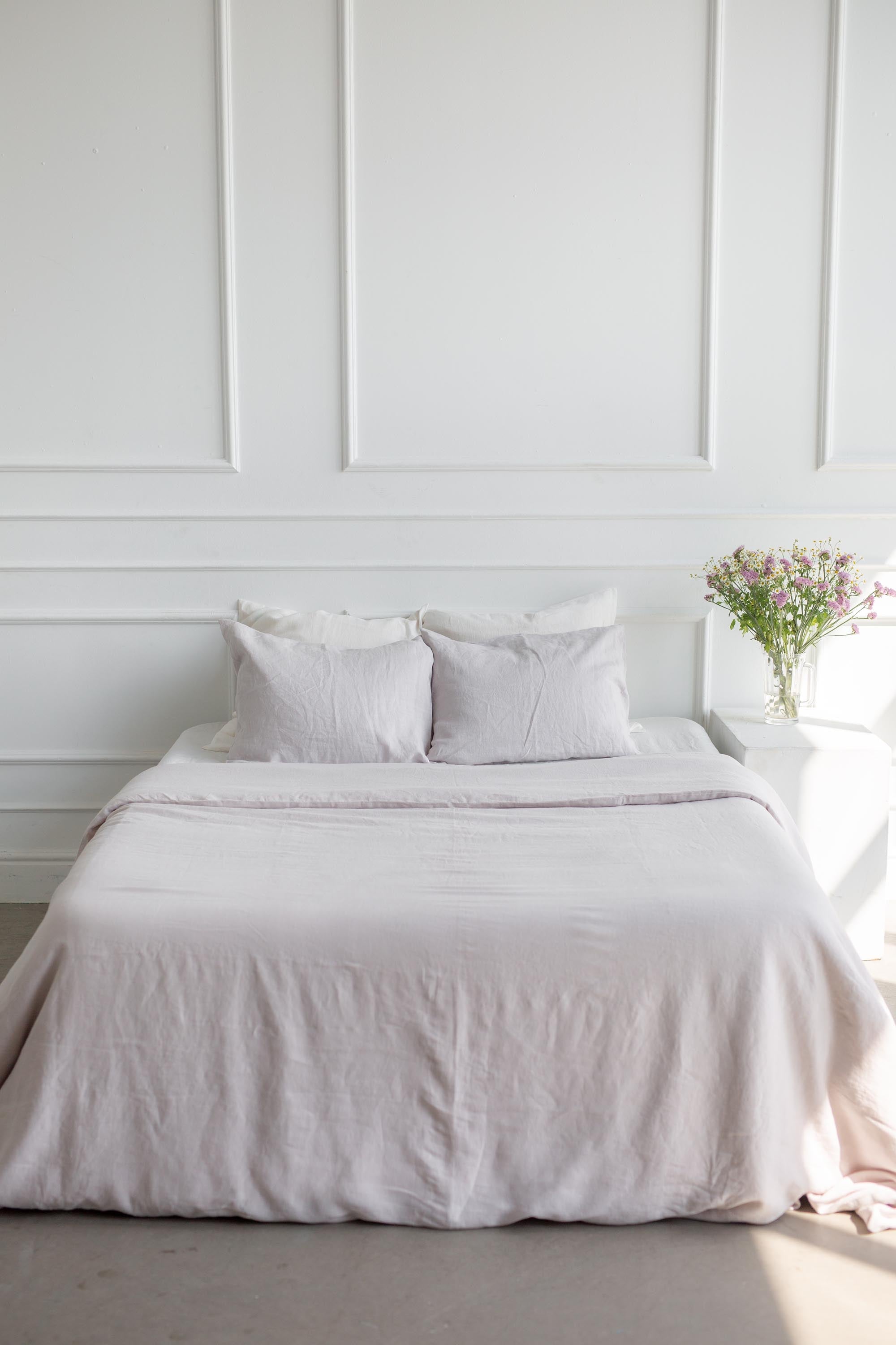 Linen duvet cover in Cream by AmourLinen