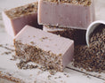 Load image into Gallery viewer, Lavender Bud Organic Handmade Soap by Sweet Harvest Farms
