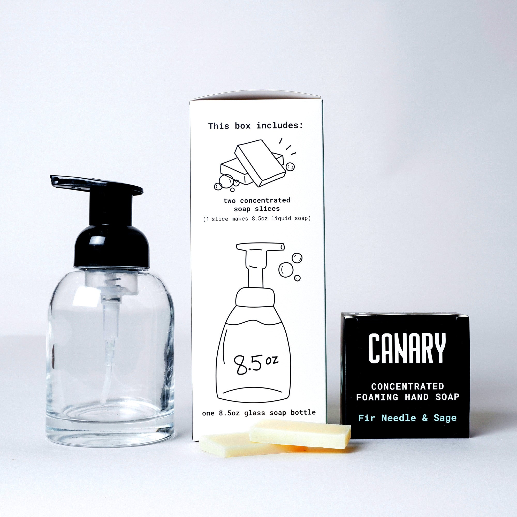 Hand Soap Starter Kit - Bottle & Soap by Canary