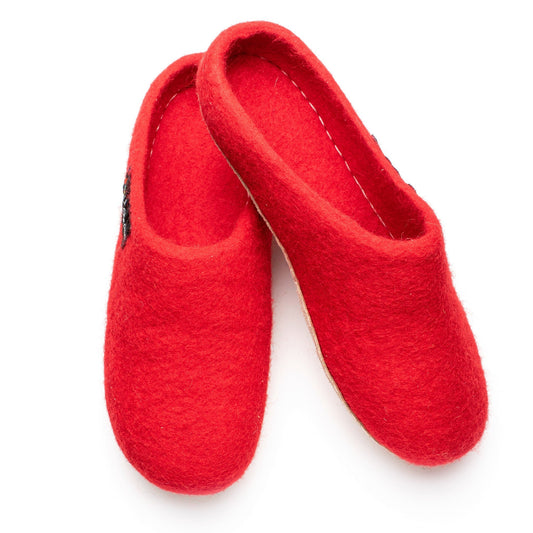 Red Sherpa Slippers | 909 SS-6 by US Sherpa