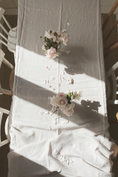 Load image into Gallery viewer, Linen tablecloth in Cream by AmourLinen
