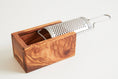 Load image into Gallery viewer, Italian Olivewood Parmesan Cheese Box Grater by Verve Culture
