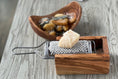 Load image into Gallery viewer, Italian Olivewood Parmesan Cheese Box Grater by Verve Culture
