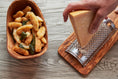 Load image into Gallery viewer, Italian Olivewood Parmesan Cheese Grater - Flat by Verve Culture
