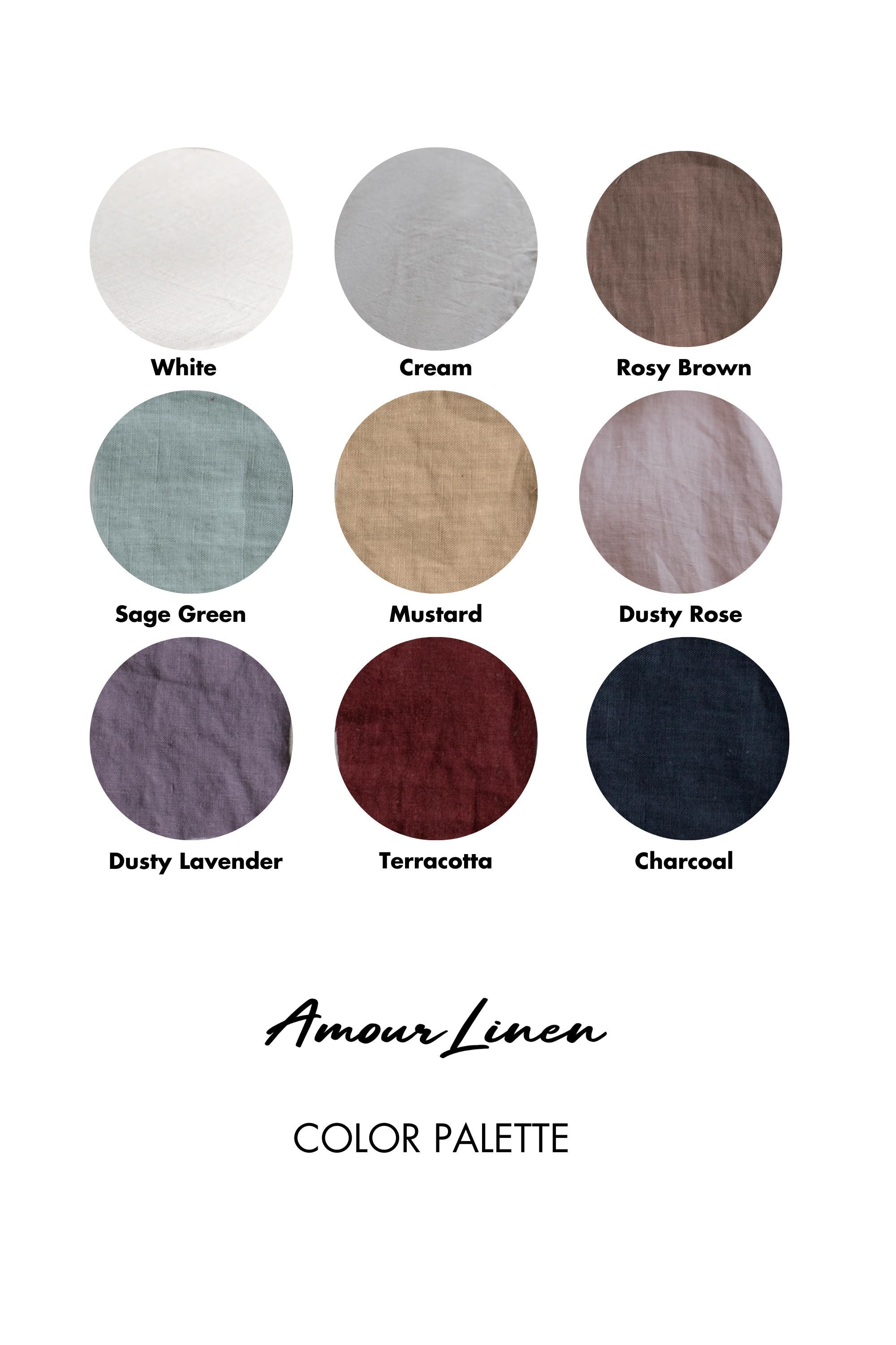 Linen crib sheet by AmourLinen