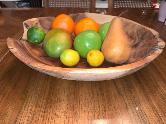 Large Live Edge Bowl by Tuckahoe Hardwoods