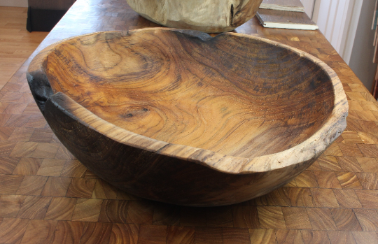 Large Live Edge Bowl by Tuckahoe Hardwoods